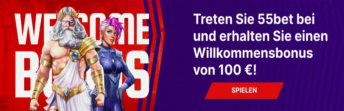 55bet kasyno willkommensbonus